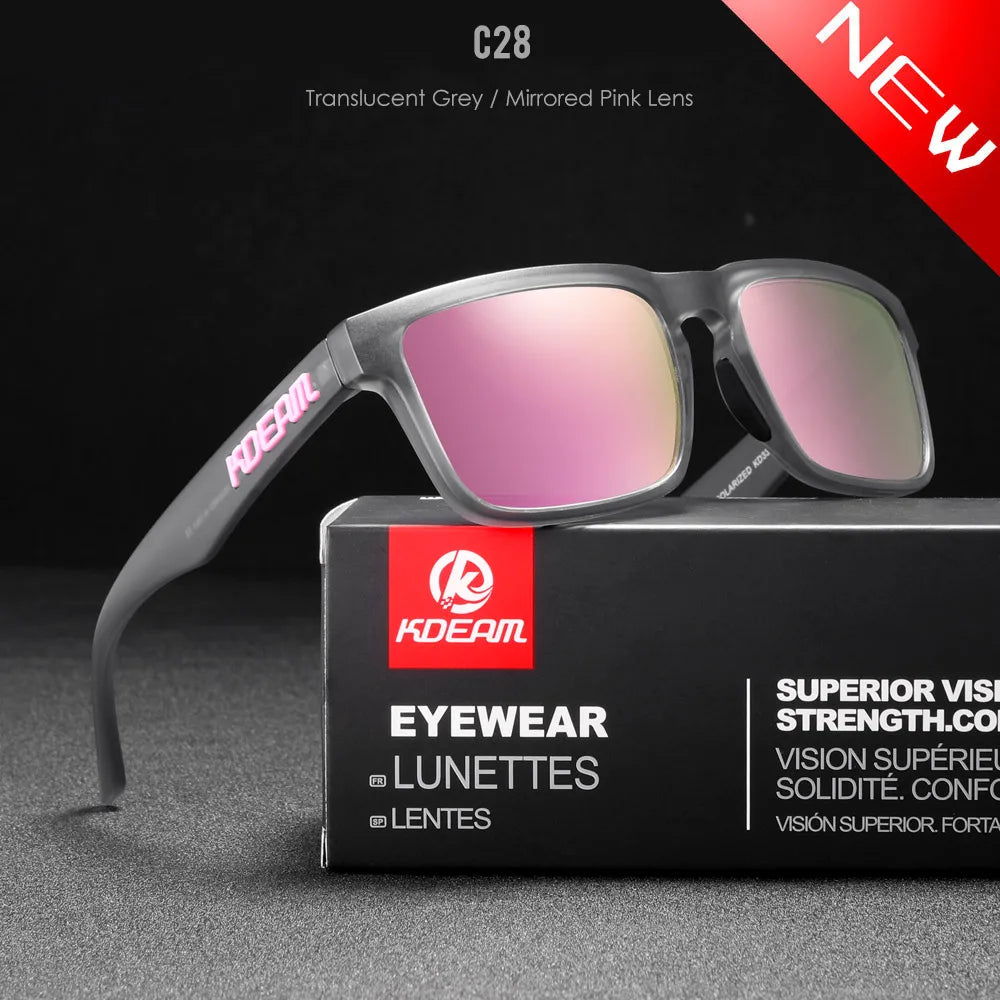 KDEAM Polarized Square Sunglasses