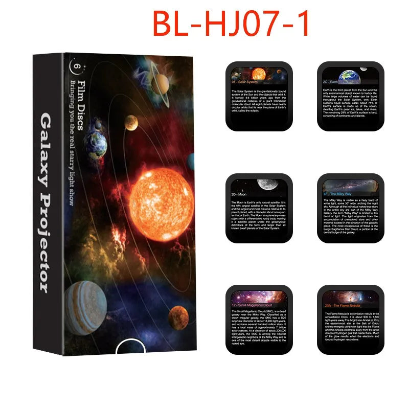 Galaxy Projector Film Disc Set 6 Pack