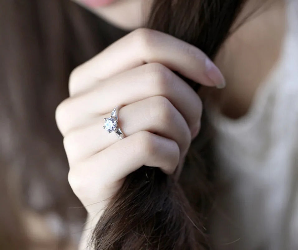 Luxe Geometric Sterling Silver Ring