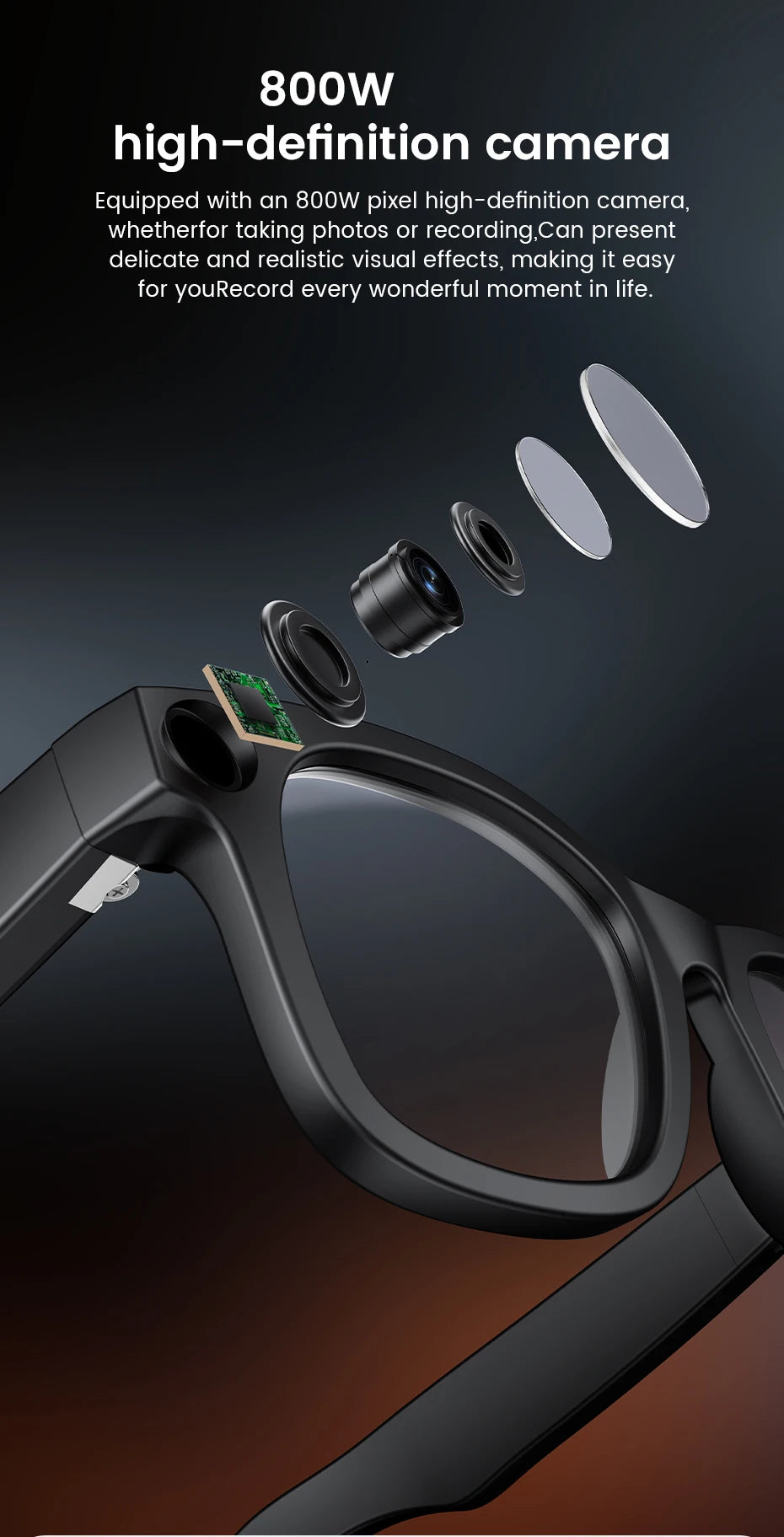 YAOCX AI Smart Vision Glasses