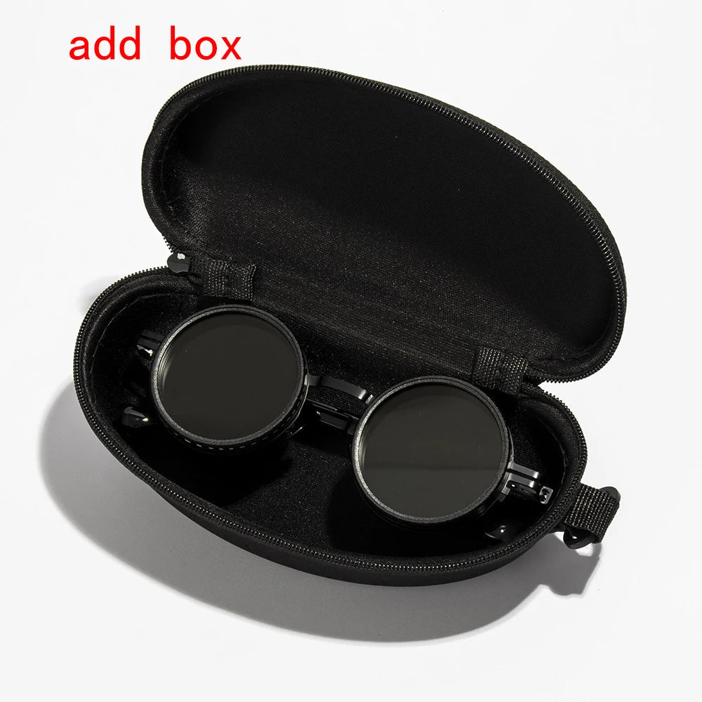 New unisex handmade Glazzy Polarized Circular Sunglasses