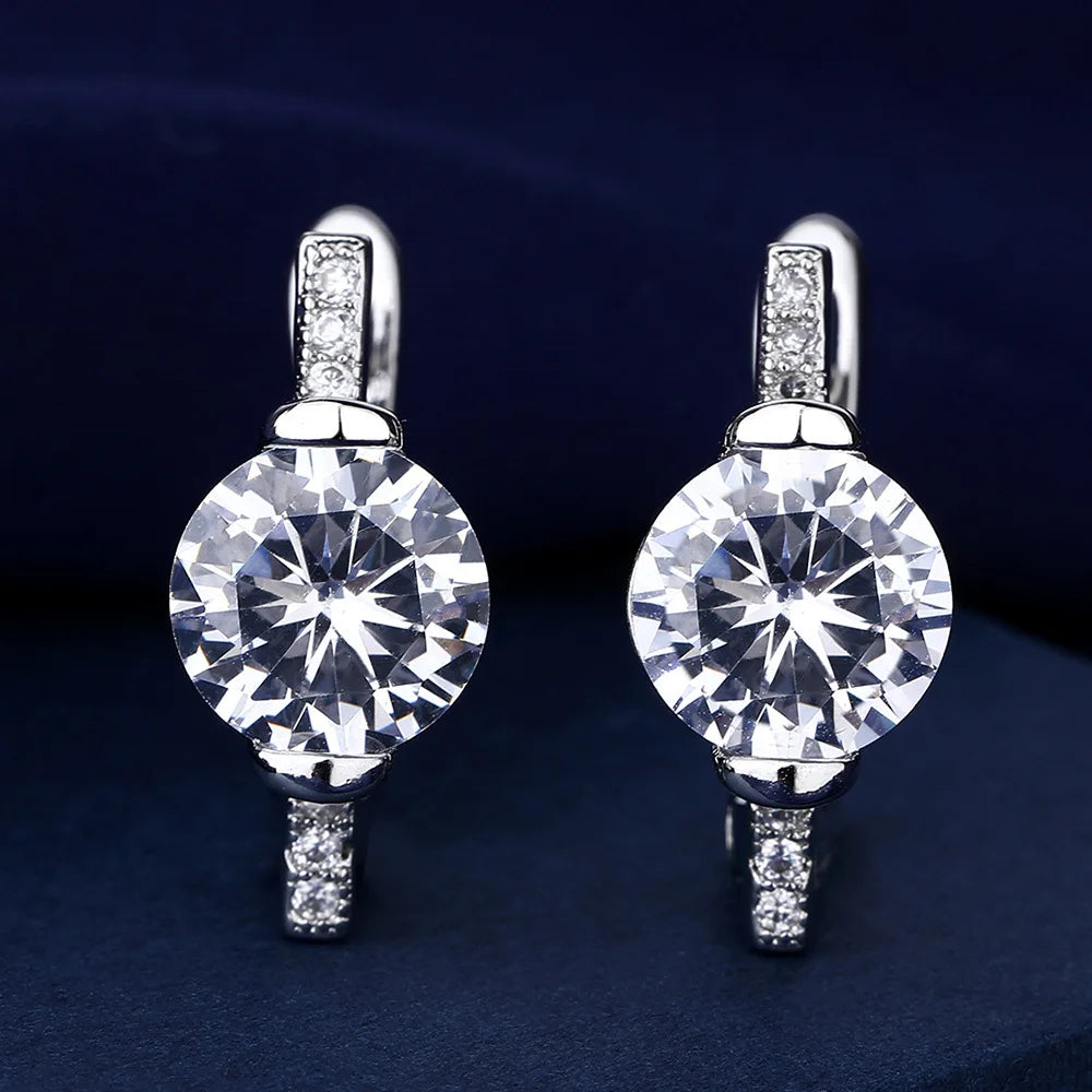 925 Sterling Silver Earrings Jewelry High Quality
