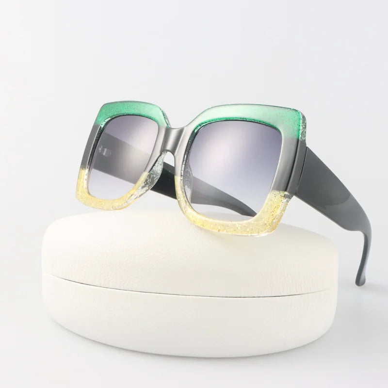 ZBHWISH Mirror Square Sunglasses