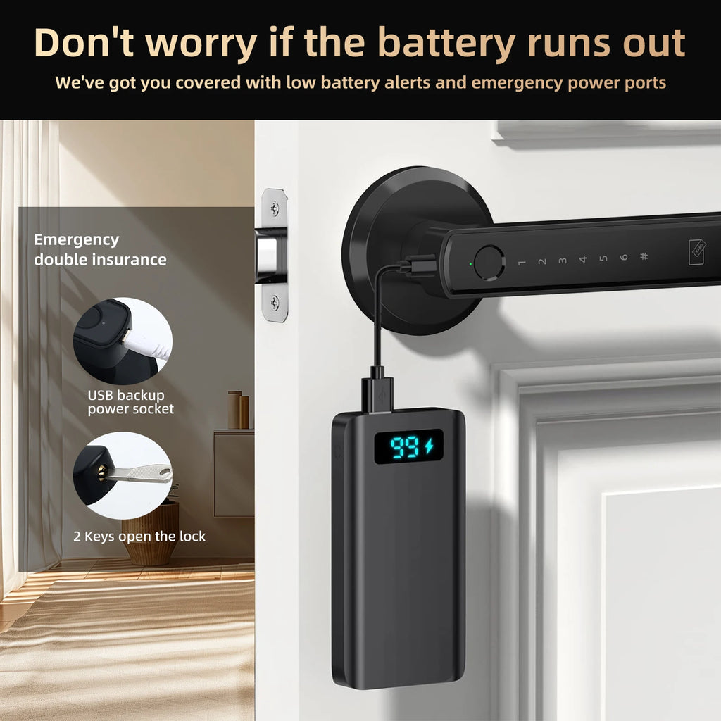 VILADEPOT D6 Smart Biometric Door Lock