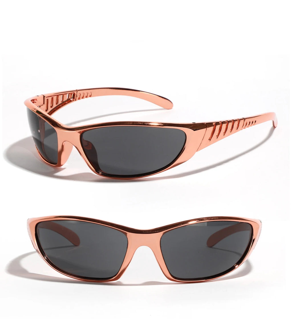 Y2K Future Silver Sunglasses