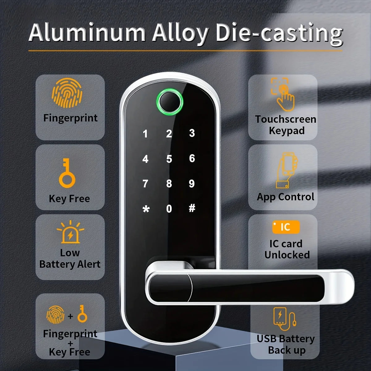 Smart WiFi Fingerprint Door Lock B05
