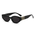 TAFN Gradient Oval Sunglasses