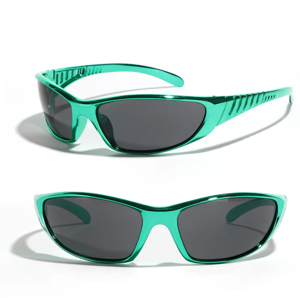 Y2K Future Silver Sunglasses