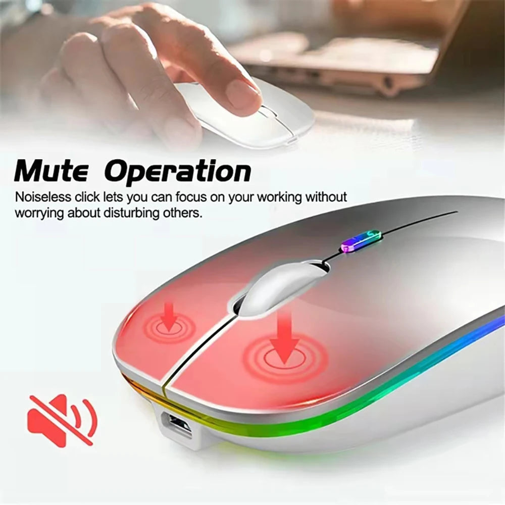 GlowClick Dual Mode Wireless Mouse