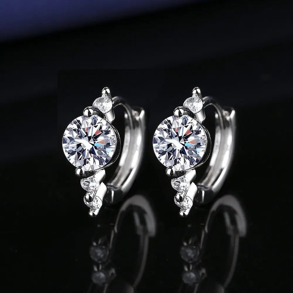 925 Sterling Silver Earrings Jewelry High Quality
