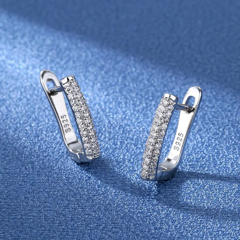 925 Sterling Silver Earrings Jewelry High Quality