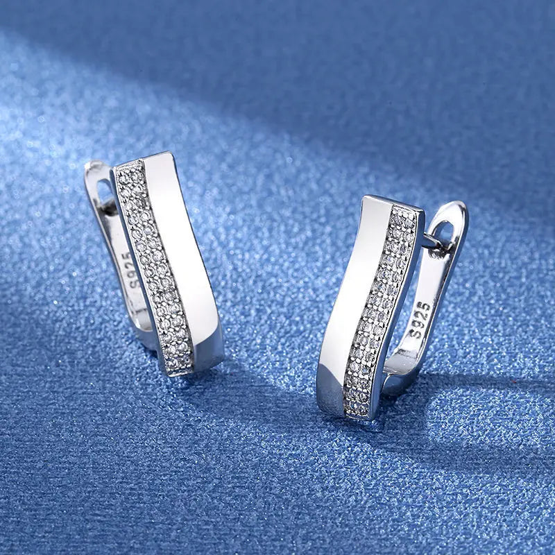 925 Sterling Silver Earrings Jewelry High Quality