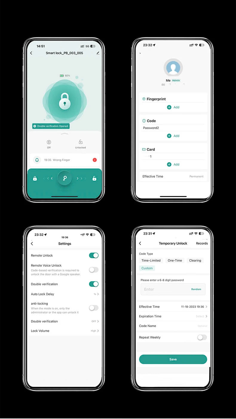 RAYKUBE M5 Smart Biometric Door Lock