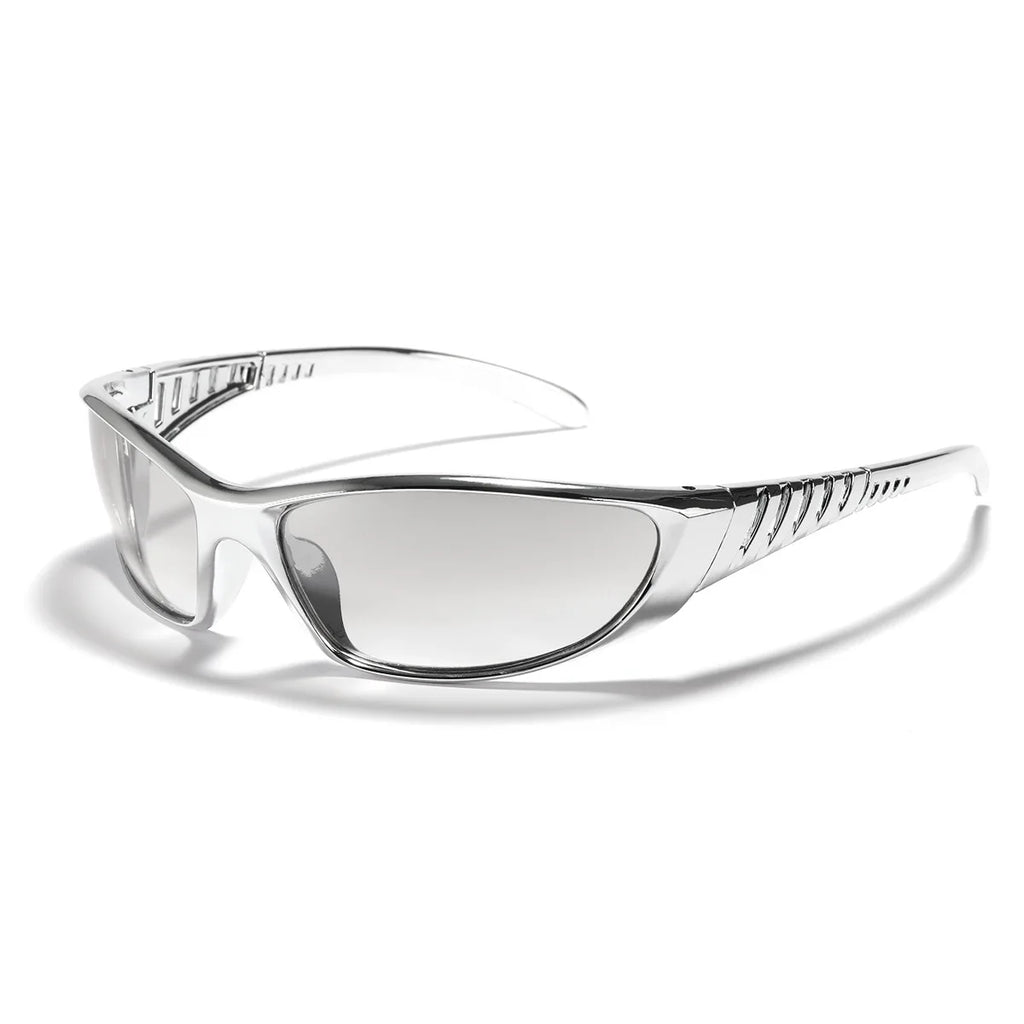 Y2K Future Silver Sunglasses