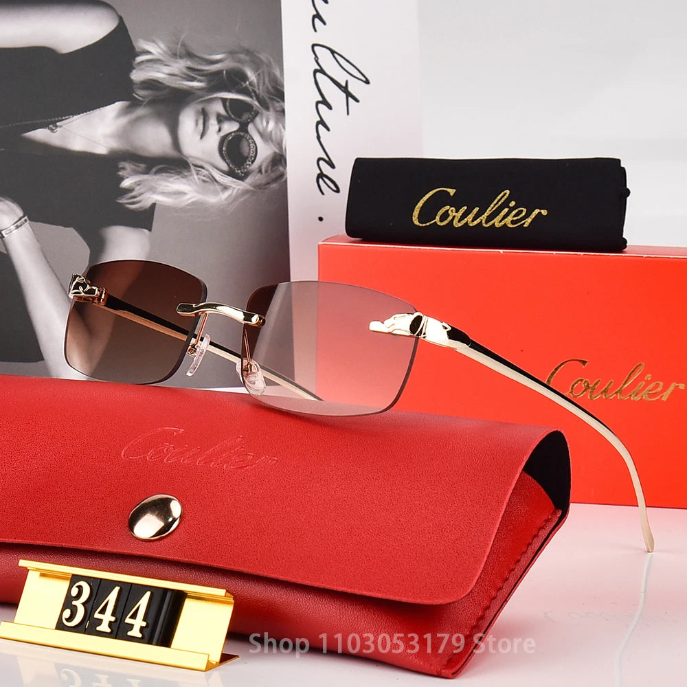 COWLIER Chic Rectangle Sunglasses