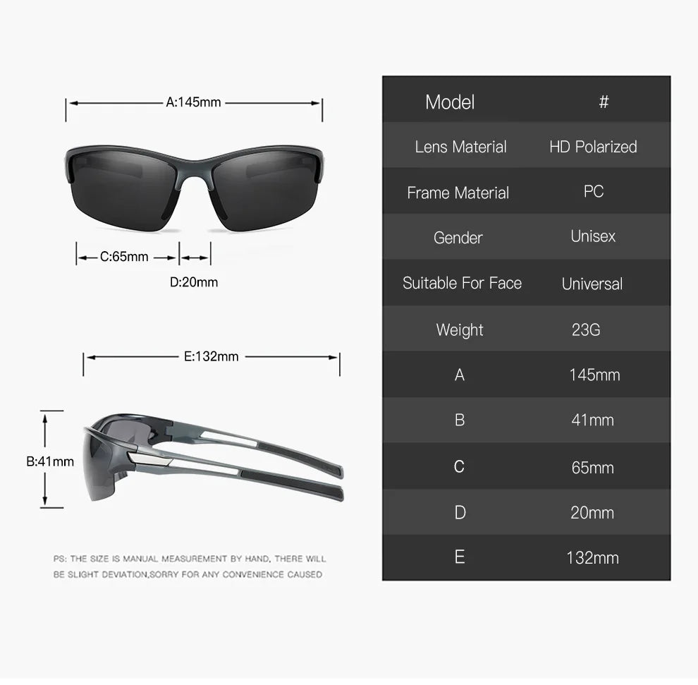 Polarization Men Women Sports Sunglasses Riding Goggles