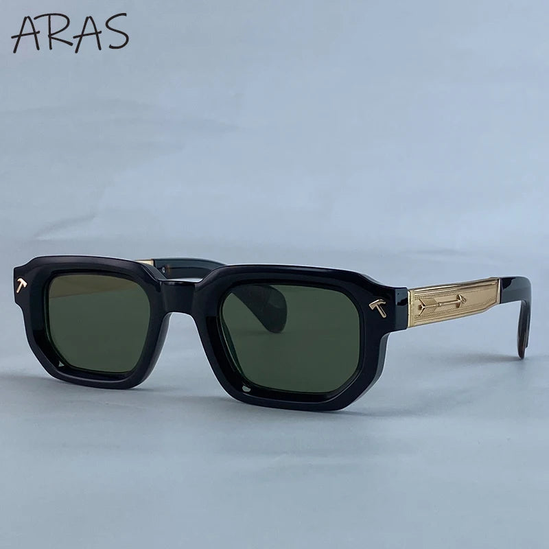 ARAS Vintage Polarized Square Sunglasses