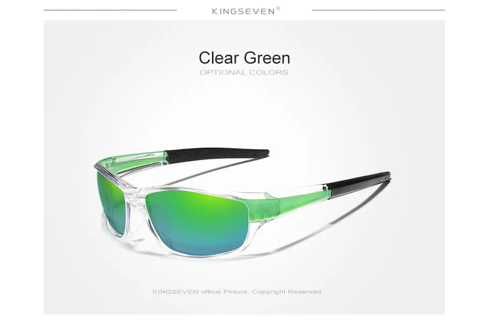 KINGSEVEN SportShield Polarized Sunglasses