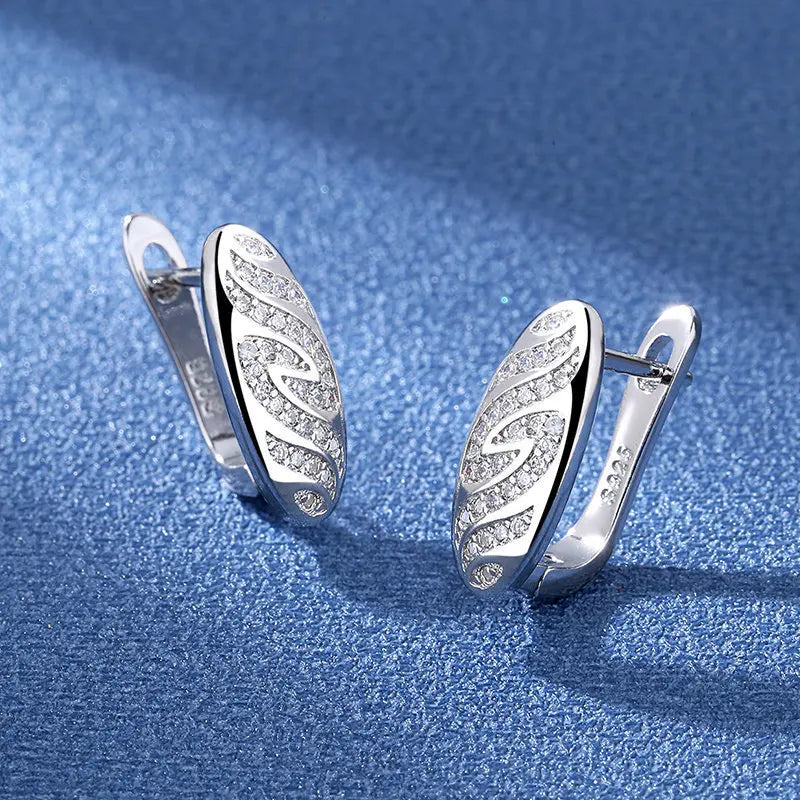 925 Sterling Silver Earrings Jewelry High Quality