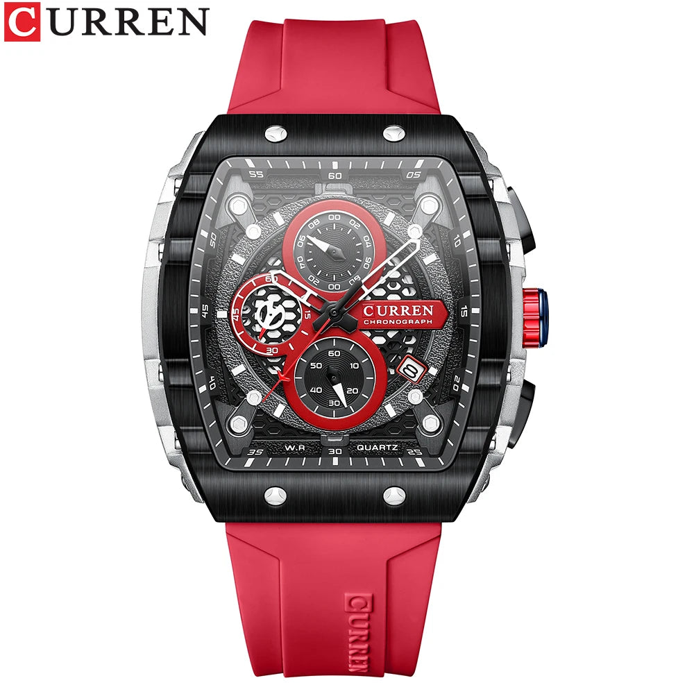 CURREN Sport Rectangle Watch