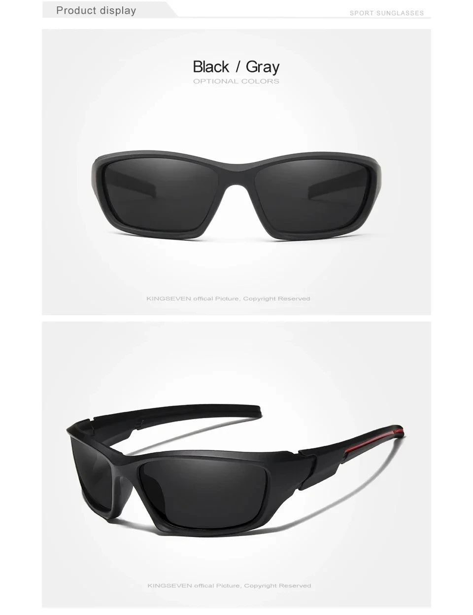 KINGSEVEN AeroRide Cycling Sunglasses