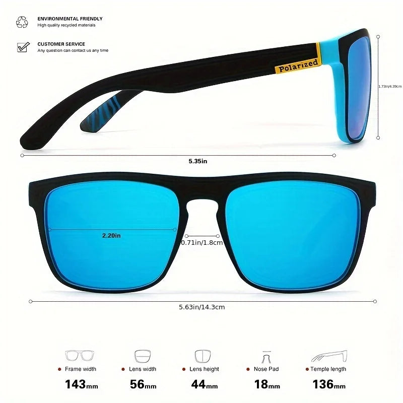 VEGUEROS Polarized Square Sunglasses