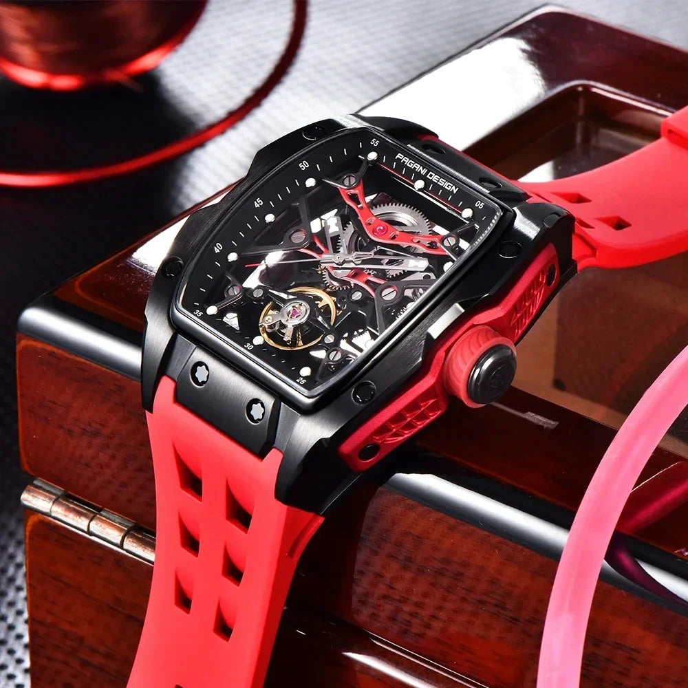PAGANI DESIGN PD-YS018 Skeleton Automatic Watch