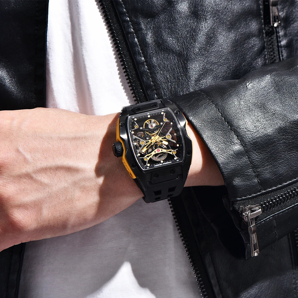 2024 New PAGANI DESIGN 42MM Skeleton Dial Men Mechanical Watch