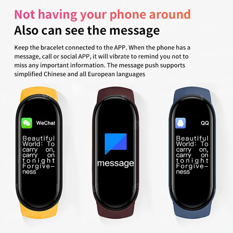 OPUYYM M6 Smart Fitness Band