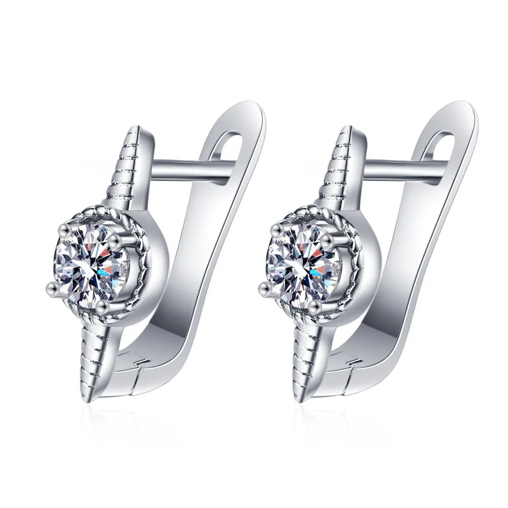 925 Sterling Silver Earrings Jewelry High Quality
