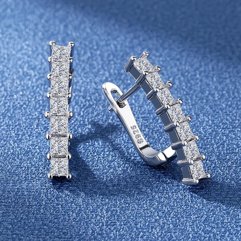 925 Sterling Silver Earrings Jewelry High Quality