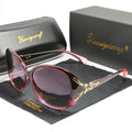 YUNSIYIXING Luxe Butterfly Sunglasses