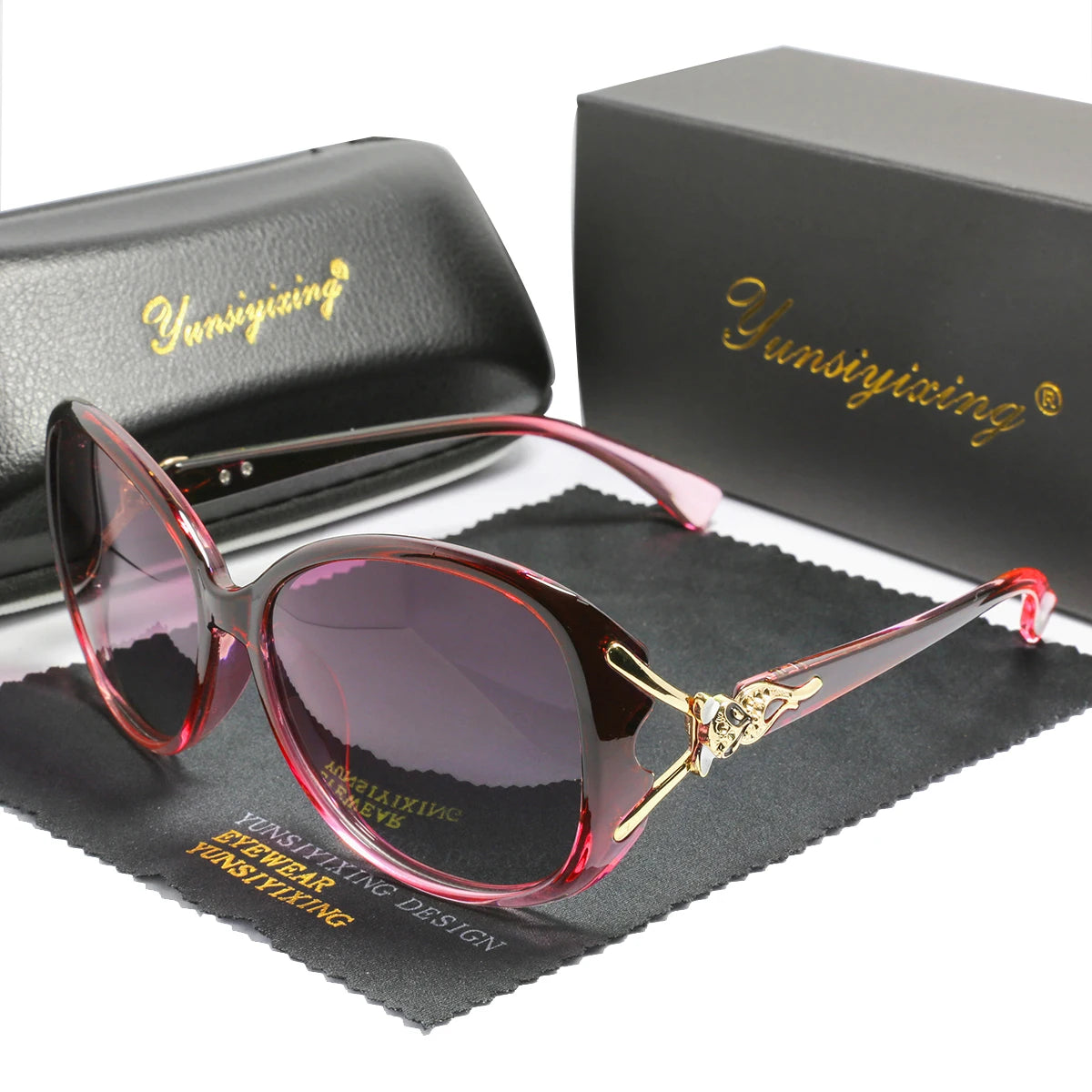 YUNSIYIXING Luxe Butterfly Sunglasses