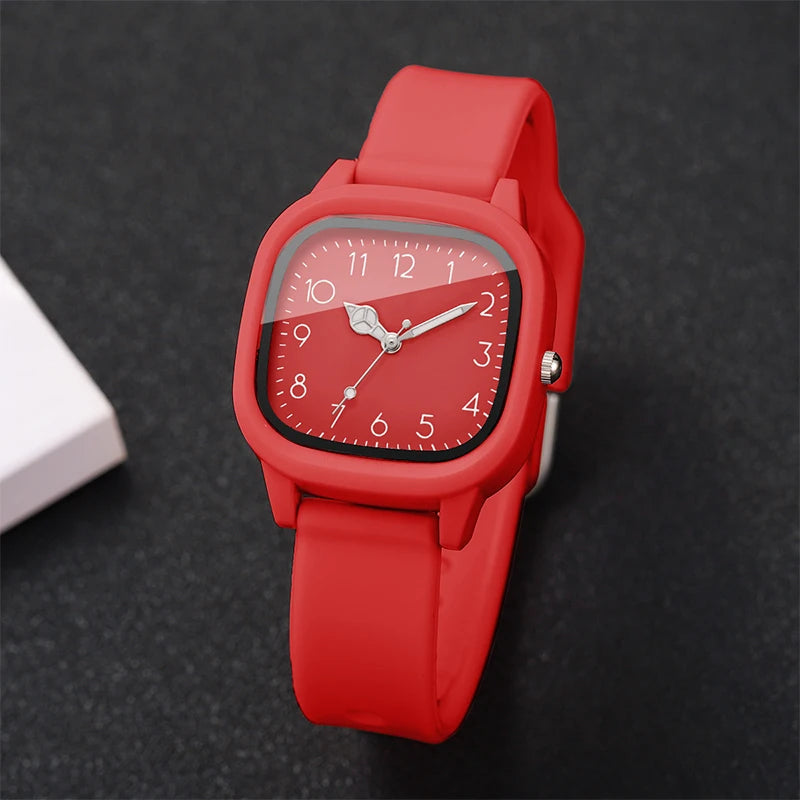 Viva Watch Fashion Silicone Band Women Quartz Watches