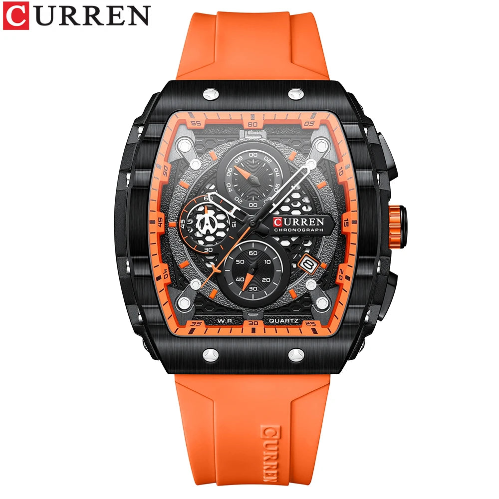 CURREN Sport Rectangle Watch