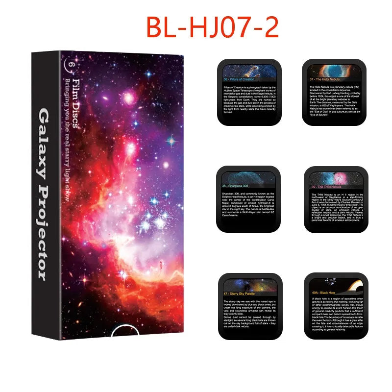 Galaxy Projector Film Disc Set 6 Pack