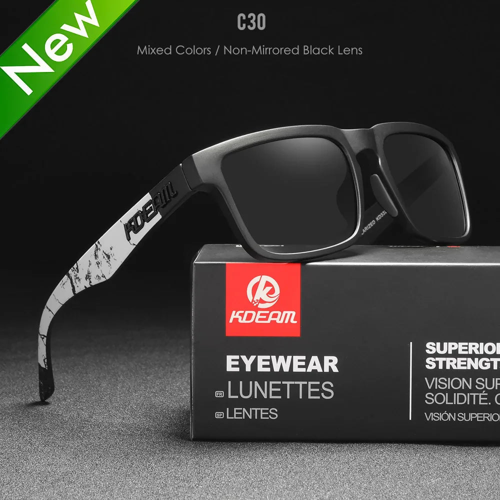 KDEAM Polarized Square Sunglasses