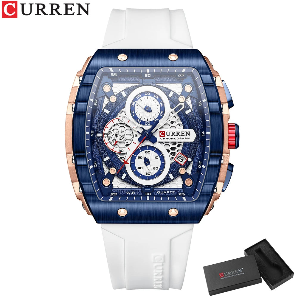 CURREN Sport Rectangle Watch