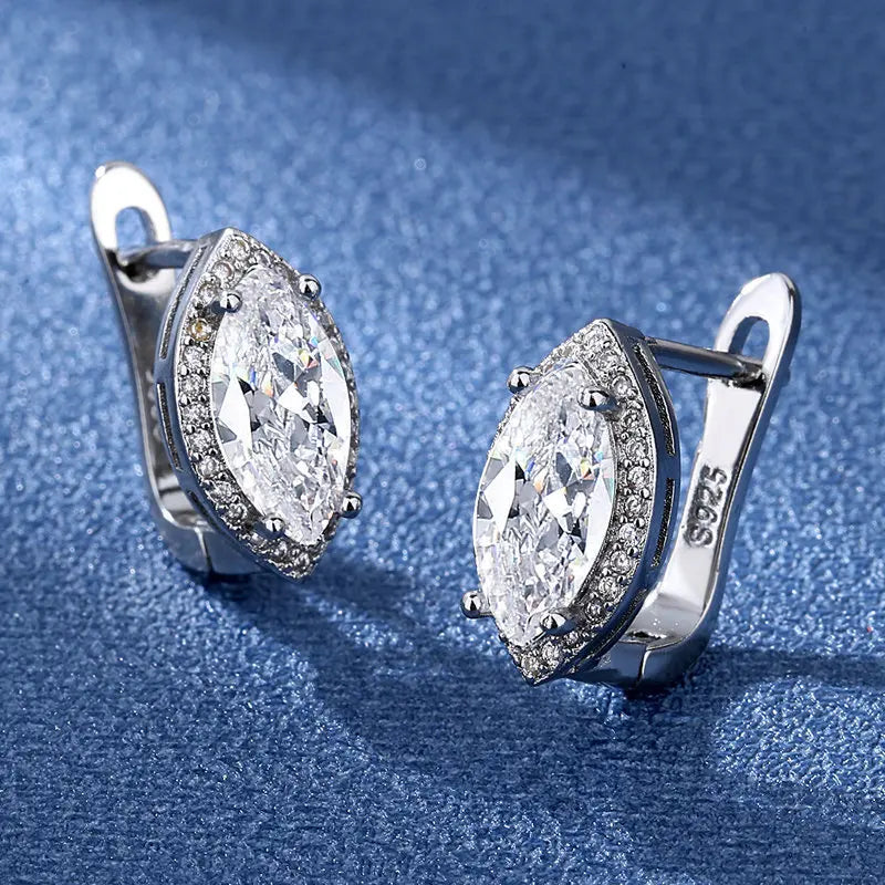 925 Sterling Silver Earrings Jewelry High Quality