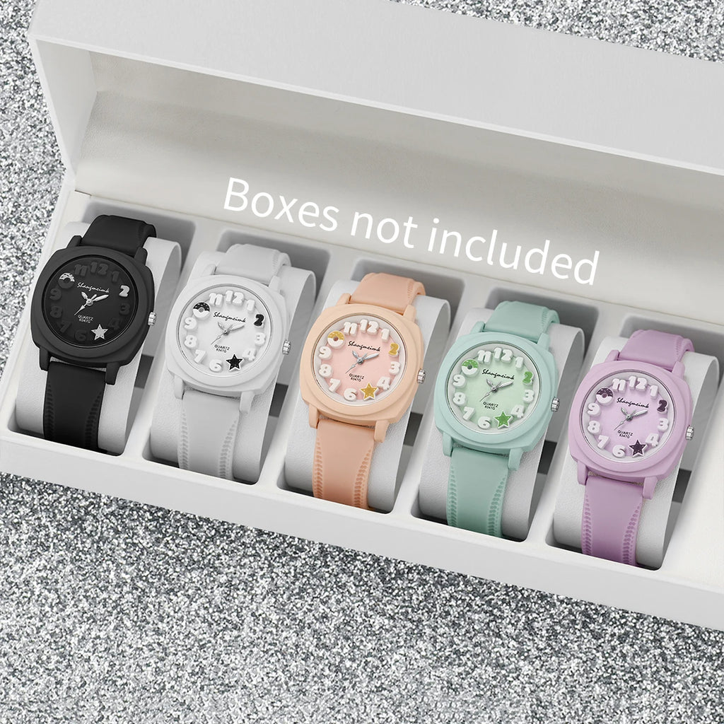 Viva Watch Fashion Silicone Band Women Quartz Watches