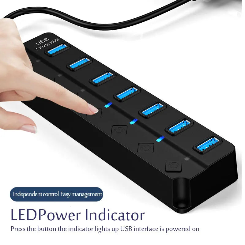 UltraConnect 7-Port USB Hub