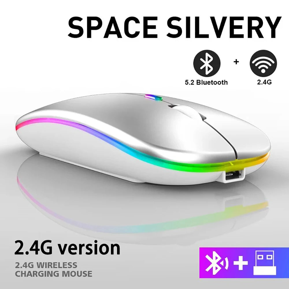 GlowClick Dual Mode Wireless Mouse
