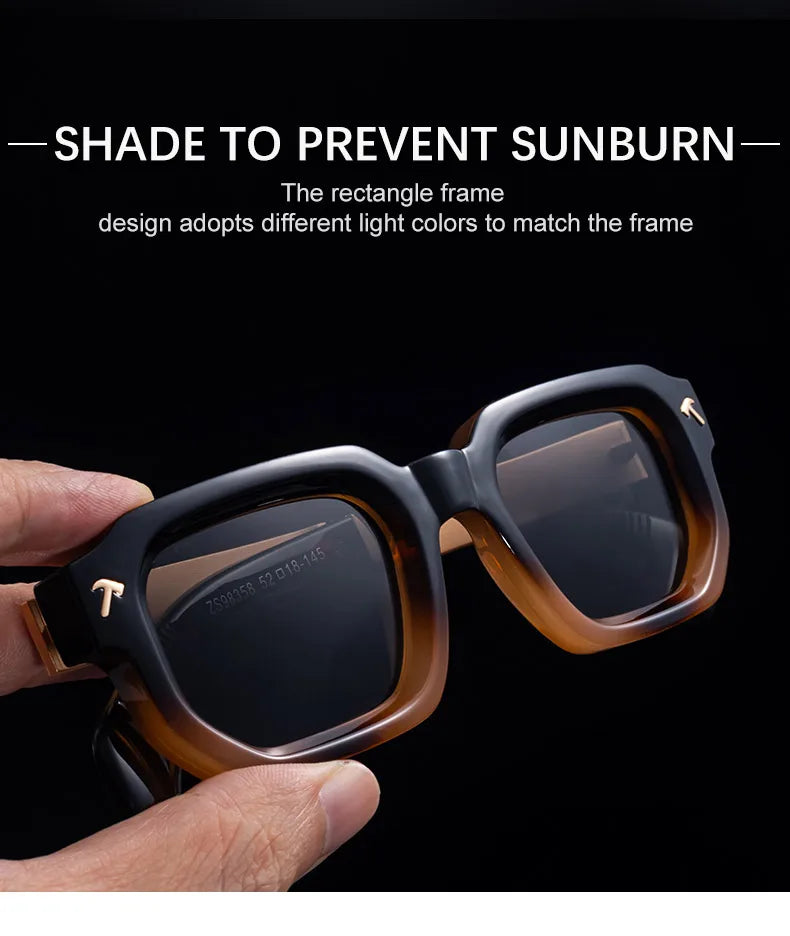 ARAS Vintage Polarized Square Sunglasses