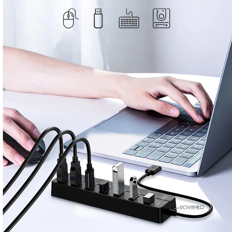 UltraConnect 7-Port USB Hub