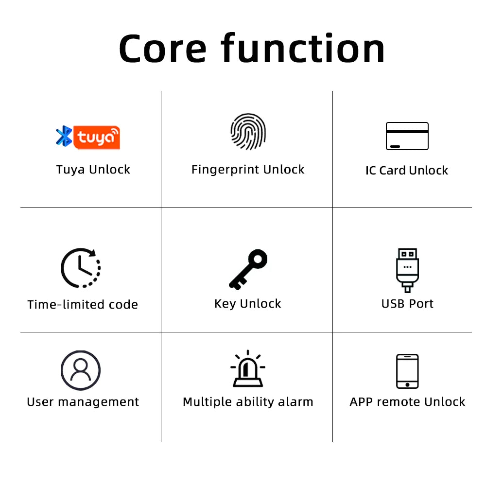 RAYKUBE M5 Smart Fingerprint Door Lock