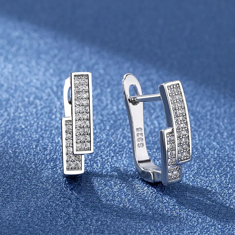 925 Sterling Silver Earrings Jewelry High Quality