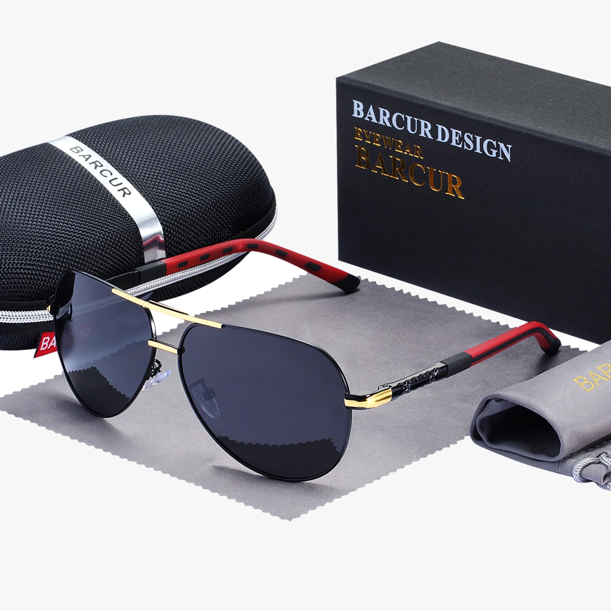 BARCUR Men Polarized Sunglasses