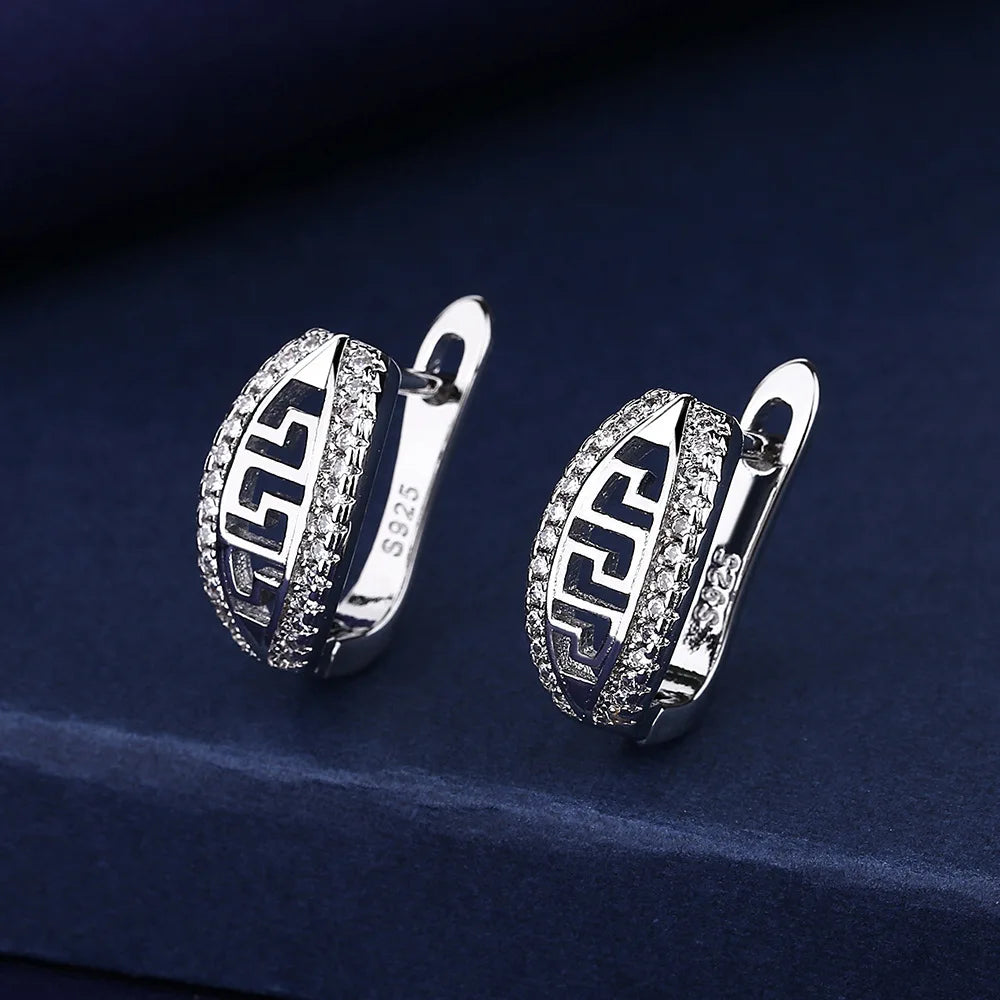 925 Sterling Silver Earrings Jewelry High Quality