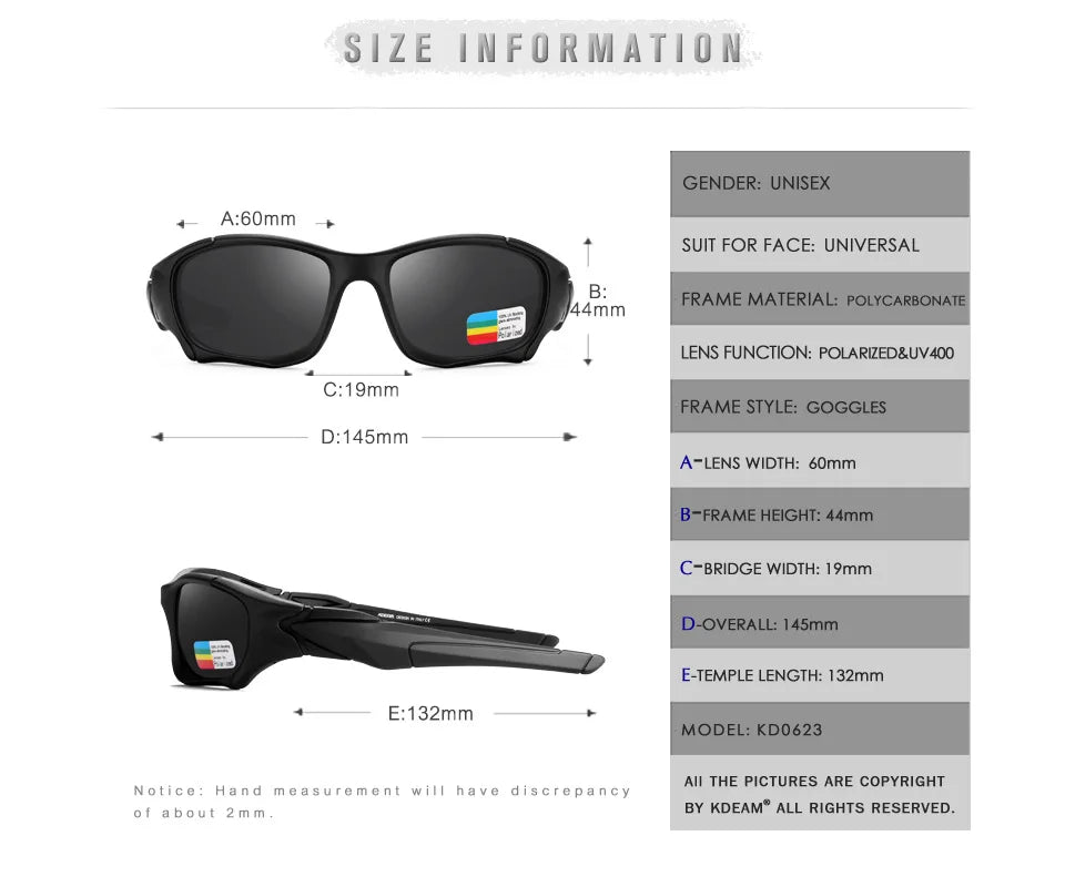 KDEAM Adaptive Pro Sport Sunglasses