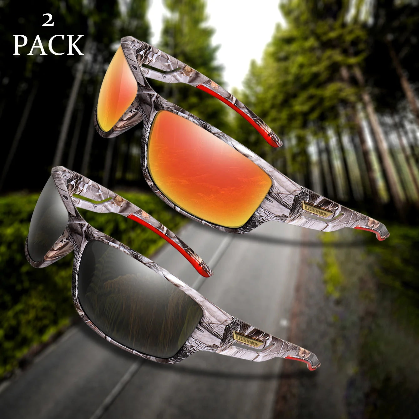 LOISRUBY RoadPro Polarized Sunglasses